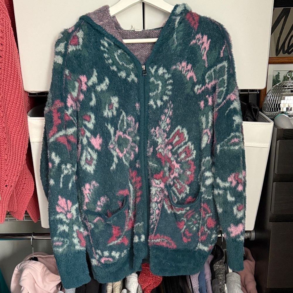 Daily Practice by Anthropologie Fleece Zip-Up Hoodie